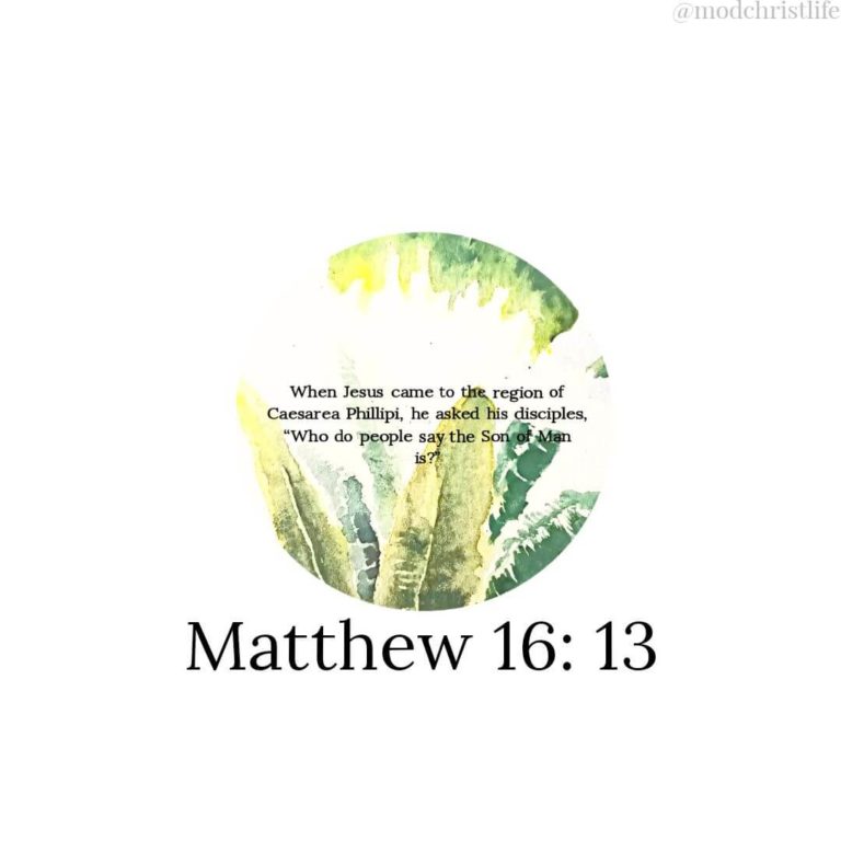 Matthew 16:13