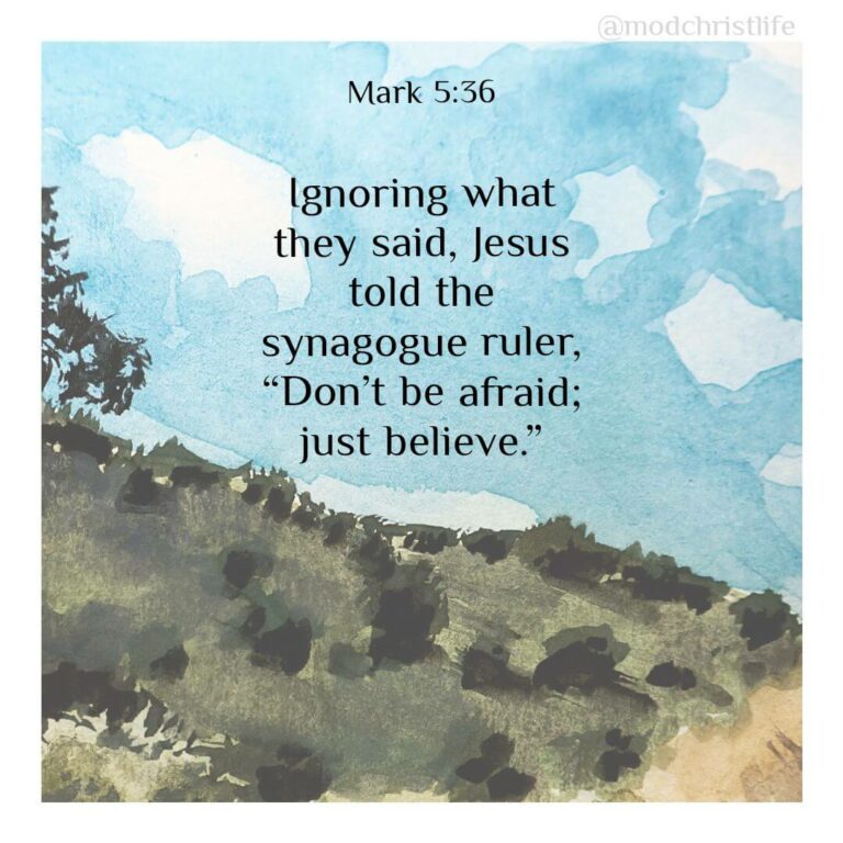 Mark 5:36