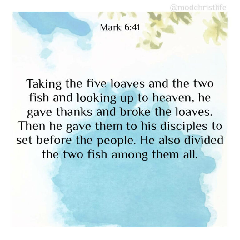 Mark 6:41